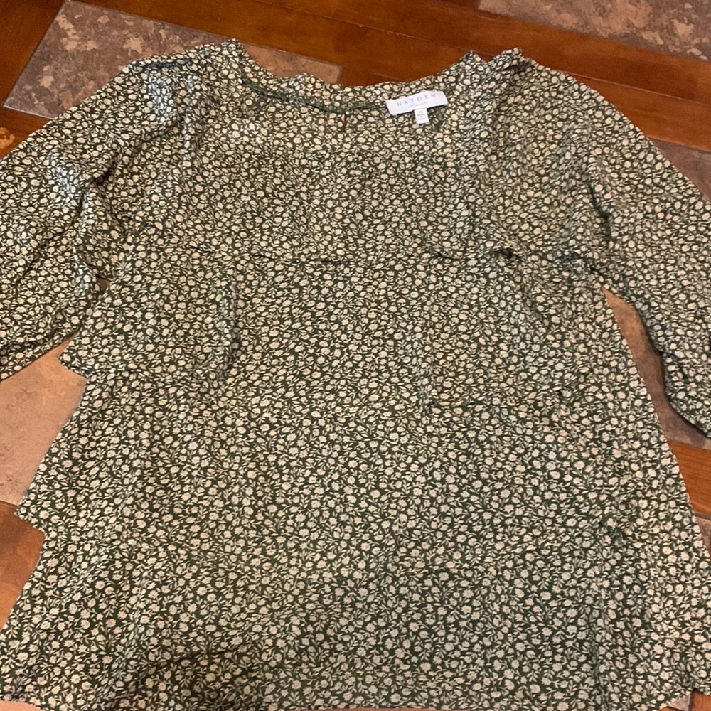 Lightweight ruffled blouse..